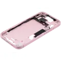 Mid-Frame Housing  W/ Small Parts For iPhone 15 (US Version) (Used OEM Pull: Grade C) (Pink)