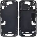 Mid-Frame Housing  W/ Small Parts For iPhone 15 (EU / Global Version) (Used OEM Pull: Grade C) (Black)