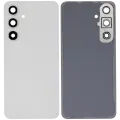 Back Cover Glass With Camera Lens For Samsung Galaxy S24 FE (No Logo) (Aftermarket Plus) (Gray)