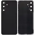Back Cover Glass With Camera Lens For Samsung Galaxy S25 FE (No Logo) (Aftermarket Plus) (Jetblack)