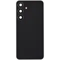 Back Cover Glass With Camera Lens For Samsung Galaxy S25 FE (No Logo) (Aftermarket Plus) (Jetblack)