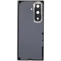 Back Cover Glass With Camera Lens For Samsung Galaxy Z Fold 7 5G (F966) (No Logo) (Aftermarket Plus) (Blue Shadow)