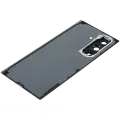 Back Cover Glass With Camera Lens For Samsung Galaxy Z Fold 7 5G (F966) (No Logo) (Aftermarket Plus) (Blue Shadow)