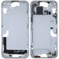 Mid-Frame Housing  W/ Small Parts For iPhone 15 Plus (US Version) (Used OEM Pull: Grade B) (Blue)