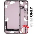 Mid-Frame Housing  W/ Small Parts For iPhone 15 Plus (US Version) (Used OEM Pull: Grade C) (Pink)