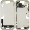 Mid-Frame Housing  W/ Small Parts For iPhone 15 Plus (US Version) (Used OEM Pull: Grade A) (Yellow)