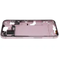 Mid-Frame Housing  W/ Small Parts For iPhone 15 Plus (US Version) (Used OEM Pull: Grade A) (Pink)