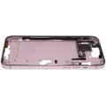 Mid-Frame Housing  W/ Small Parts For iPhone 15 Plus (US Version) (Used OEM Pull: Grade A) (Pink)