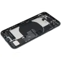 Back Housing W/ Charging Port Flex and Small Components Pre-Installed For iPhone SE (2022) (Used OEM Pull: Grade B) (Midnight)
