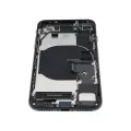 Back Housing W/ Charging Port Flex and Small Components Pre-Installed For iPhone SE (2022) (Used OEM Pull: Grade C) (Midnight)