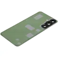 Back Cover Glass With Camera Lens For Samsung Galaxy S25 FE (No Logo) (Aftermarket Plus) (White)