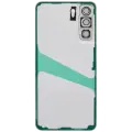 Back Cover Glass With Camera Lens For Samsung Galaxy S21 FE 5G (No Logo) (Aftermarket Plus) (Olive)