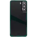 Back Cover Glass With Camera Lens For Samsung Galaxy S21 FE 5G (No Logo) (Aftermarket Plus) (Graphite)