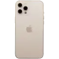 Back Housing W/ Charging Port Flex & Small Parts  For iPhone 12 Pro Max (US Version) (Used OEM Pull: Grade C) (Gold)