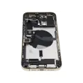 Back Housing W/ Charging Port Flex & Small Parts  For iPhone 12 Pro Max (US Version) (Used OEM Pull: Grade C) (Gold)