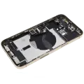 Back Housing W/ Charging Port Flex & Small Parts  For iPhone 12 Pro Max (US Version) (Used OEM Pull: Grade C) (Gold)