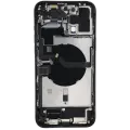 Back Housing W/ Charging Port Flex & Small Parts For iPhone 12 Pro Max (US Version) (Used OEM Pull: Grade C) (Pacific Blue)