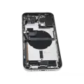 Back Housing W/ Charging Port Flex & Small Parts  For iPhone 13 Pro Max (US Version) (Used OEM Pull: Grade B) (Graphite)