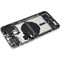 Back Housing W/ Charging Port Flex & Small Parts  For iPhone 13 Pro Max (US Version) (Used OEM Pull: Grade C) (Graphite)