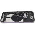 Back Housing W/ Charging Port Flex & Small Parts  For iPhone 14 Pro (EU / Global Version) (Used OEM Pull: Grade A) (Deep Purple)