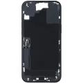 Mid-Frame Housing  W/ Charging Port Flex & Small Parts  For iPhone 16 Plus (EU / Global Version) (Used OEM Pull: Grade C) (Black)