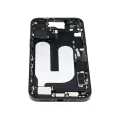 Mid-Frame Housing  W/ Charging Port Flex & Small Parts  For iPhone 16 Plus (EU / Global Version) (Used OEM Pull: Grade C) (Black)