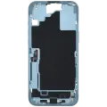 Mid-Frame Housing W/ Charging Port Flex & Small Parts For iPhone 16 Plus (EU / Global Version) (Used OEM Pull: Grade C) (Teal)