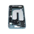 Mid-Frame Housing W/ Charging Port Flex & Small Parts For iPhone 16 Plus (EU / Global Version) (Used OEM Pull: Grade C) (Teal)