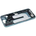 Mid-Frame Housing W/ Charging Port Flex & Small Parts For iPhone 16 Plus (EU / Global Version) (Used OEM Pull: Grade C) (Teal)