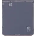 Bottom Back Cover Glass For Samsung Galaxy Z Flip 7 5G (F766) (No Logo) (Aftermarket Plus) (Coral Red)