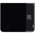 Bottom Back Cover Glass For Samsung Galaxy Z Flip 7 FE 5G (F761) (No Logo) (Aftermarket Plus) (Black)