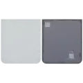 Bottom Back Cover Glass For Samsung Galaxy Z Flip 7 FE 5G (F761) (No Logo) (Aftermarket Plus) (White)