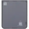 Bottom Back Cover Glass For Samsung Galaxy Z Flip 7 FE 5G (F761) (No Logo) (Aftermarket Plus) (White)