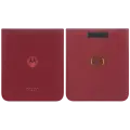 Back Cover Glass For Motorola Razr Plus / Razr 60 Ultra (XT2551 / 2025) (Genuine OEM) (Rio Red) 
