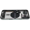 Back Housing W/ Charging Port Flex & Small Parts  For iPhone 13 Pro Max (US Version) (Used OEM Pull: Grade A) (Alpine Green)