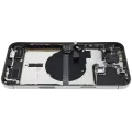 Back Housing W/ Charging Port Flex & Small Parts  For iPhone 13 Pro Max (US Version) (Used OEM Pull: Grade A) (Graphite)