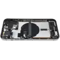 Back Housing W/ Charging Port Flex & Small Parts  For iPhone 13 Pro Max (US Version) (Used OEM Pull: Grade A) (Graphite)