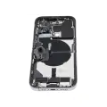 Back Housing W/ Charging Port Flex & Small Parts  For iPhone 14 Pro (EU / Global Version) (Used OEM Pull: Grade B) (Deep Purple)