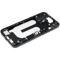 Mid-Frame Housing  W/ Charging Port Flex & Small Parts  For iPhone 16 Plus (EU / Global Version) (Used OEM Pull: Grade A) (Black)