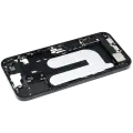 Mid-Frame Housing  W/ Charging Port Flex & Small Parts  For iPhone 16 Plus (EU / Global Version) (Used OEM Pull: Grade A) (Black)