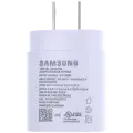 USB Type C Samsung Wall Power Adapter (OEM Grade New) (240v USA) (White)