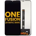 LCD Assembly Without Frame For Motorola One Fusion (XT2073 / 2020) (Refurbished) (Black)