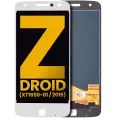 LCD Assembly Without Frame For Motorola Moto Z / Moto Z Droid (XT1650-01 / 2016) (Refurbished) (White)