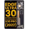OLED Assembly Without Frame For Motorola Edge 30 Ultra (XT2201 / 2022) / Motorola Moto X30 Pro (2022) (Refurbished) (Interstellar Black)