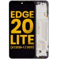 OLED Assembly With Frame For Motorola Edge 20 Lite (XT2139-1 / 2021) (Refurbished) (All Colors)