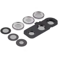 Back Camera Lens With Bezel Ring For Samsung Galaxy S25 FE 5G (Gray) (Premium)