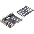 Sim Card Reader For Samsung Galaxy S24 Ultra 5G (S928) (Premium) (2 Piece Set)