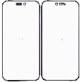 2 in 1 (Glass + OCA Pre-Installed) For iPhone 15 Plus (10 Pack)