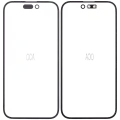 2 in 1 (Glass + OCA Pre-Installed) For iPhone 14 Pro (10 Pack)