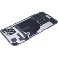 Back Glass w/ MagSafe Magnet & NFC & Flashlight Flex For IPhone 15 Plus (Genuine OEM) (Blue)